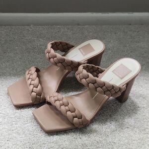Dolce Vita Tan Braided Heels